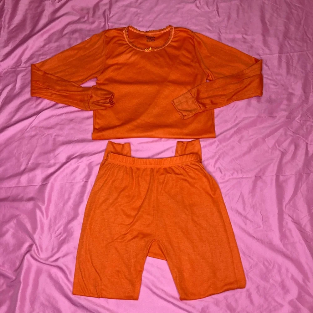 N/A orange pajamas